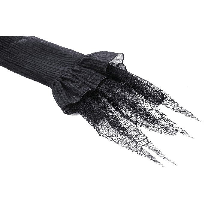 Dark in Love Gothic Maxi Dress Harlow Dark Enchantress Lace UK 8-18 - QHA UK