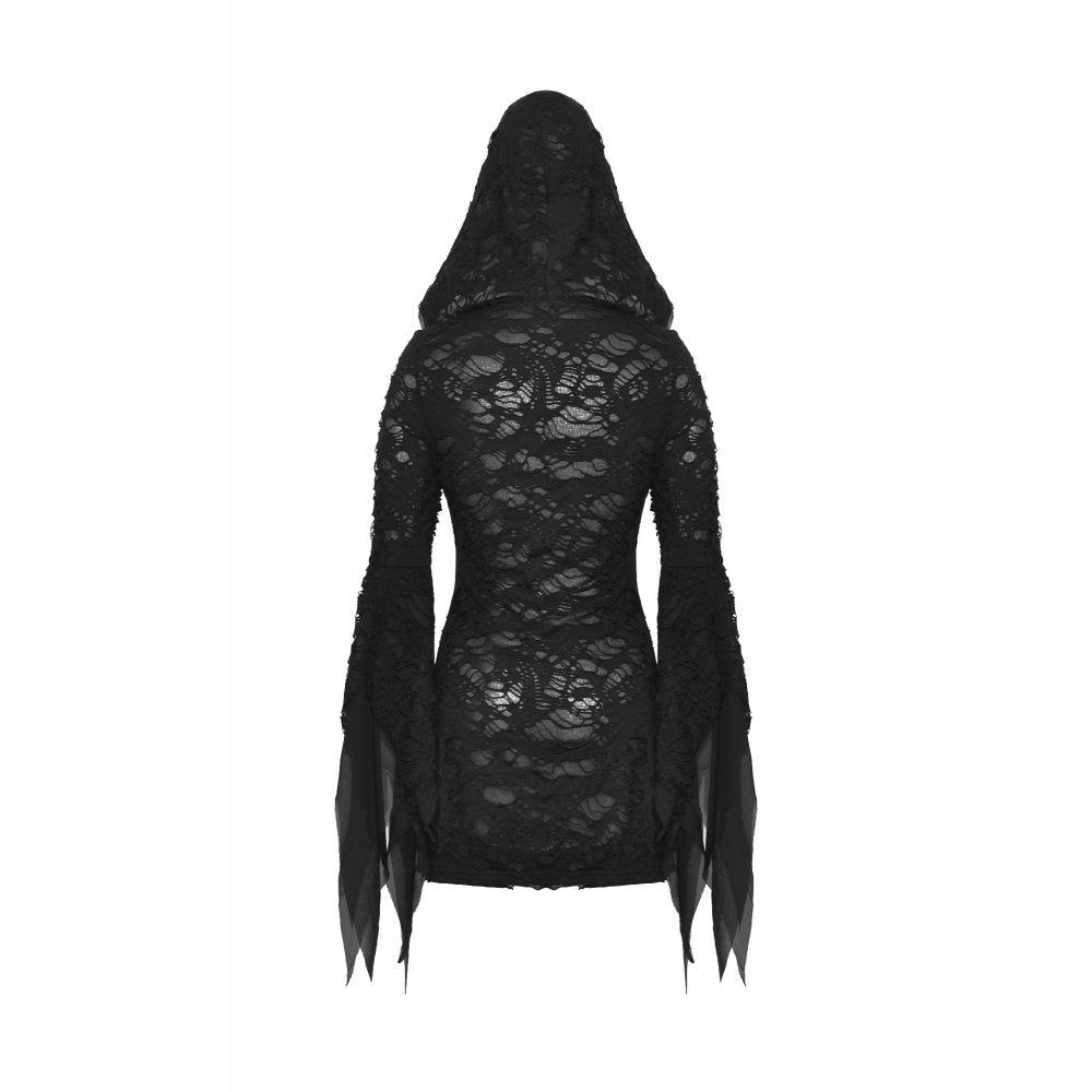 Dark in Love Dress Hattie Hooded UK 8-18 - Back View - QHA UK
