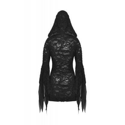 Dark in Love Dress Hattie Hooded UK 8-18 - Back View - QHA UK