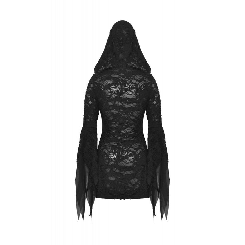 Dark in Love Dress Hattie Hooded UK 8-18 - Back View - QHA UK