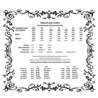 Dark in Love Dress Isolde Buckled Corset UK 8-18 - QHA UK