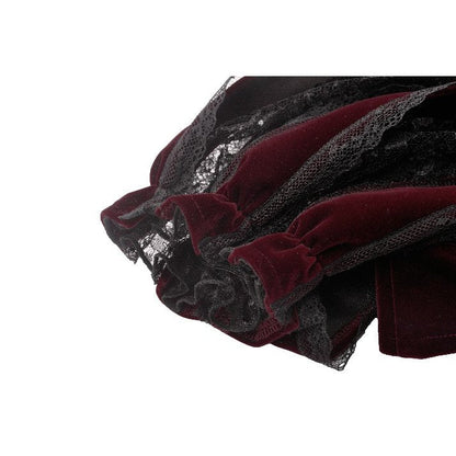 Dark in Love Bolero Isolde Velvet and Lace Puff-Sleeve UK 10-22 - Sleeve Detail - QHA UK