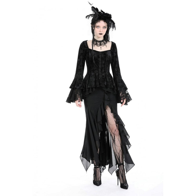 Dark in Love Skirt Izora ﻿ UK 8-18 - Front View - QHA UK