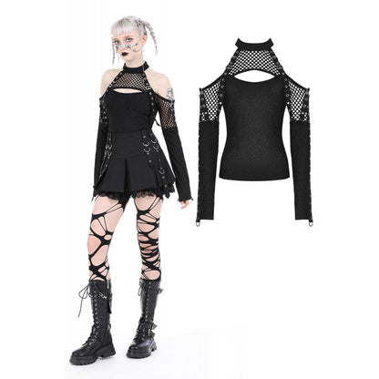 Dark in Love Top Kadin Off-Shoulder UK 8-18 - QHA UK