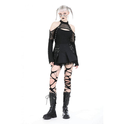 Dark in Love Top Kadin Off-Shoulder UK 8-18 - Front View - QHA UK