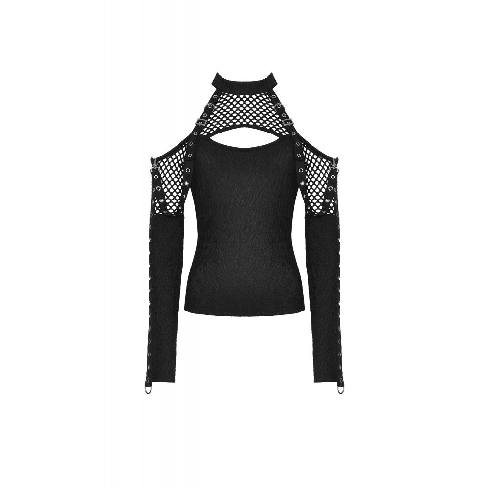 Dark in Love Top Kadin Off-Shoulder UK 8-18 - Front View - QHA UK