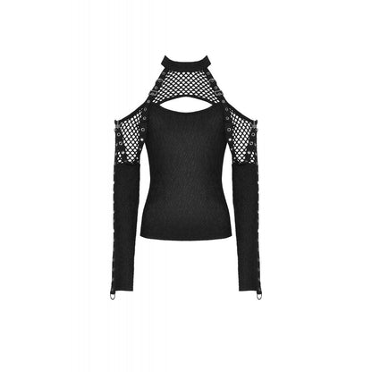 Dark in Love Top Kadin Off-Shoulder UK 8-18 - Front View - QHA UK