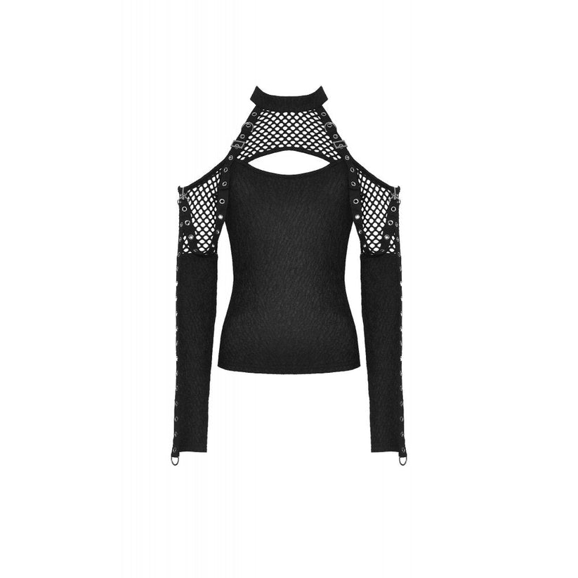 Dark in Love Top Kadin Off-Shoulder UK 8-18 - Front View - QHA UK