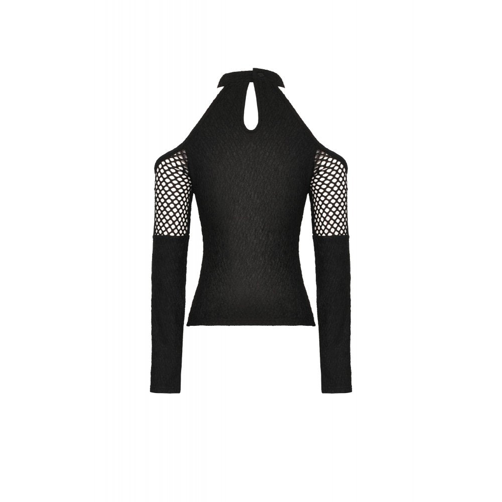 Dark in Love Top Kadin Off-Shoulder UK 8-18 - Back View - QHA UK
