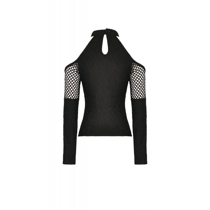 Dark in Love Top Kadin Off-Shoulder UK 8-18 - Back View - QHA UK