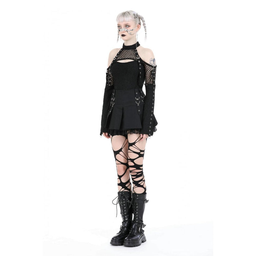Dark in Love Top Kadin Off-Shoulder UK 8-18 - Side View - QHA UK