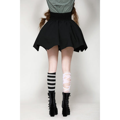 Dark in Love Skirt Keziah High-Waist UK 8-18 - Waistband Detail - QHA UK