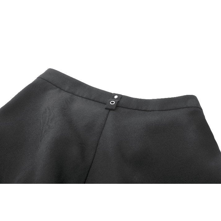 Dark in Love Women's Gothic Trousers Lace-Up Layered Convertible Flare - QHA UK