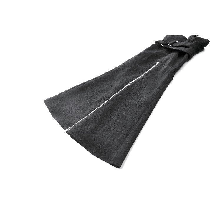 Dark in Love Women's Gothic Trousers Lace-Up Layered Convertible Flare - QHA UK