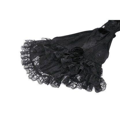 Dark in Love Shrug Lavinia in Velvet and Lace UK 8-18 - QHA UK