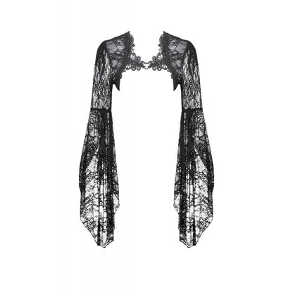 Dark in Love Cape Lilith 3D Lace Bell Sleeve UK 10-18 - Sleeve Detail - QHA UK