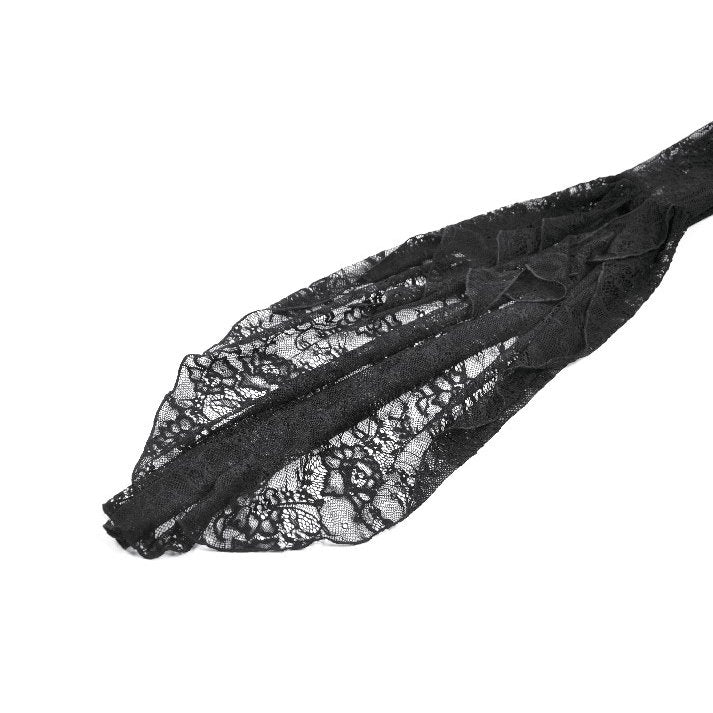 Dark in Love Cape Lilith 3D Lace Bell Sleeve UK 10-18 - Sleeve Detail - QHA UK