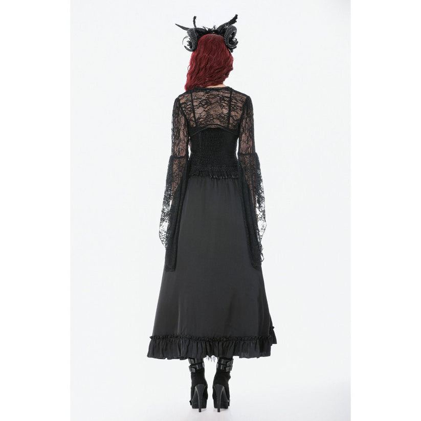 Dark in Love Cape Lilith 3D Lace Bell Sleeve UK 10-18 - Sleeve Detail - QHA UK