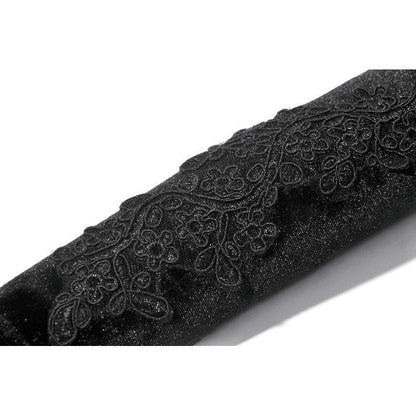 Dark in Love Victorian Arm Warmers Lillian Lace - Sleeve Detail - QHA UK