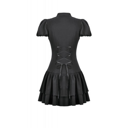 Dark in Love Lolita Dress Bow-Trim Lace UK 8-18 - QHA UK