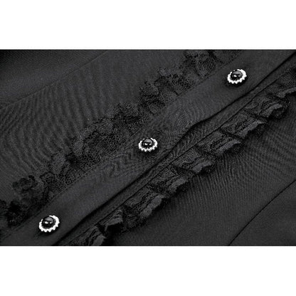 Dark in Love Lolita Dress Bow-Trim Lace UK 8-18 - QHA UK