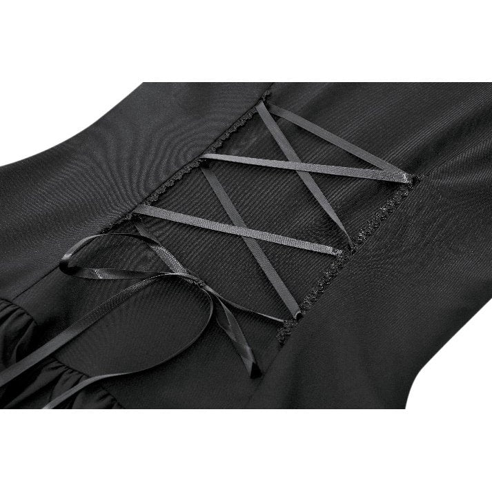 Dark in Love Lolita Dress Bow-Trim Lace UK 8-18 - QHA UK
