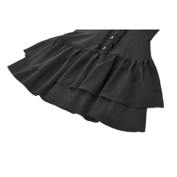 Dark in Love Lolita Dress Bow-Trim Lace UK 8-18 - QHA UK
