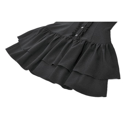 Dark in Love Lolita Dress Bow-Trim Lace UK 8-18 - QHA UK