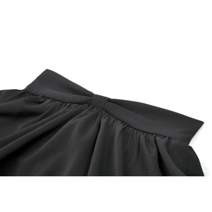 Dark in Love Lolita Mini Skirt Inspired Ruffled Black UK 8-22 - QHA UK