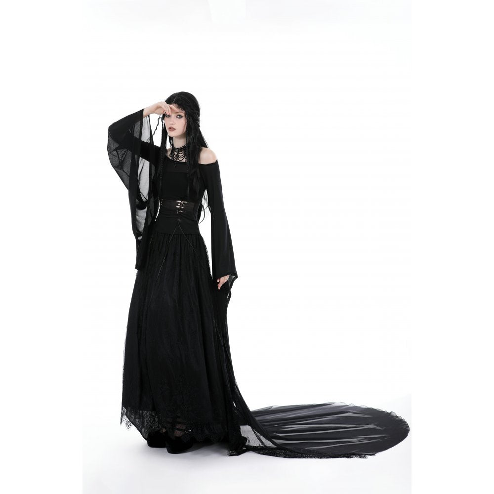 Dark in Love Top Mara Long Sleeve UK 6-18 - Sleeve Detail - QHA UK