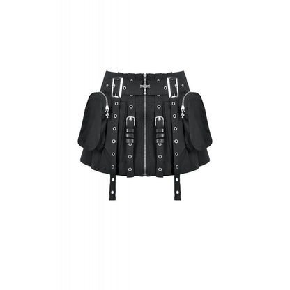 Dark in Love Punk Skirt Metal UK 8-20 - QHA UK