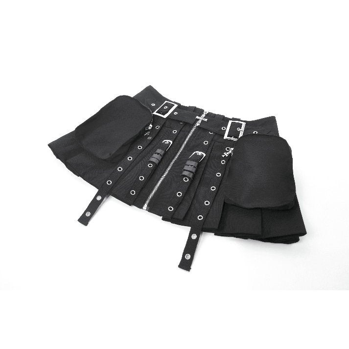 Dark in Love Punk Skirt Metal UK 8-20 - QHA UK
