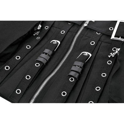 Dark in Love Punk Skirt Metal UK 8-20 - QHA UK