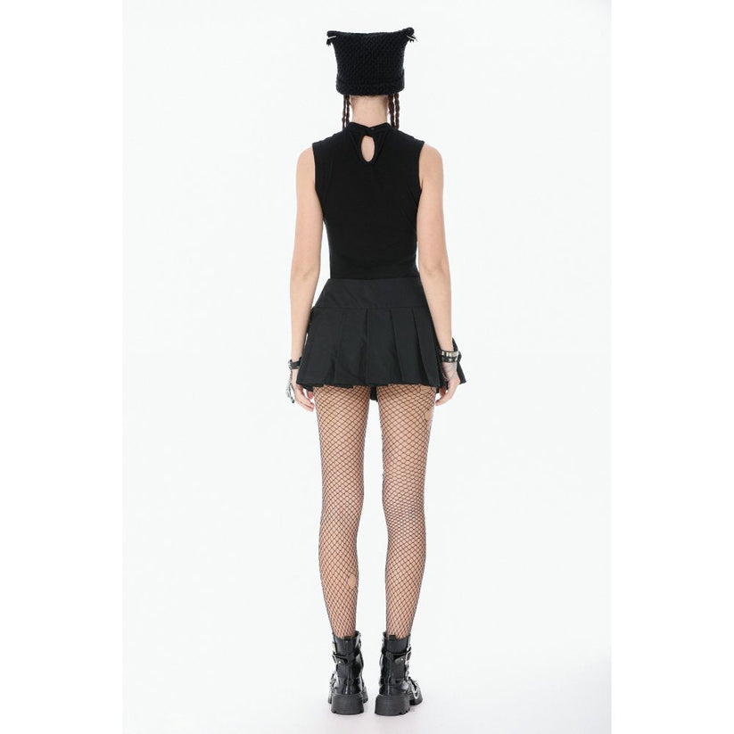 Dark in Love Punk Beanie Mina Metal Knit Hat - QHA UK