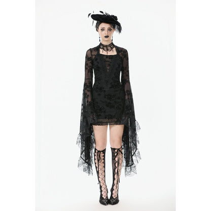 Dark in Love Dress Minerva Bell Sleeve Lace UK 8-22 - Sleeve Detail - QHA UK