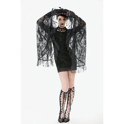 Dark in Love Dress Minerva Bell Sleeve Lace UK 8-22 - Sleeve Detail - QHA UK
