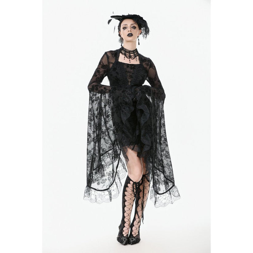 Dark in Love Dress Minerva Bell Sleeve Lace UK 8-22 - Sleeve Detail - QHA UK