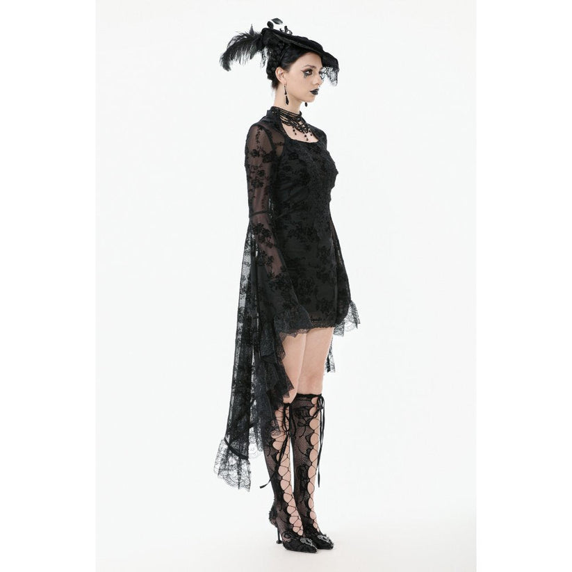 Dark in Love Dress Minerva Bell Sleeve Lace UK 8-22 - Sleeve Detail - QHA UK