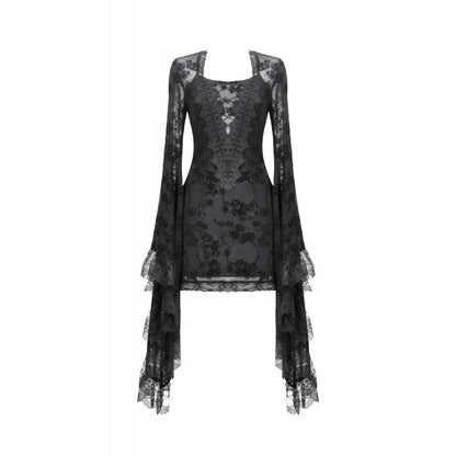 Dark in Love Dress Minerva Bell Sleeve Lace UK 8-22 - Sleeve Detail - QHA UK
