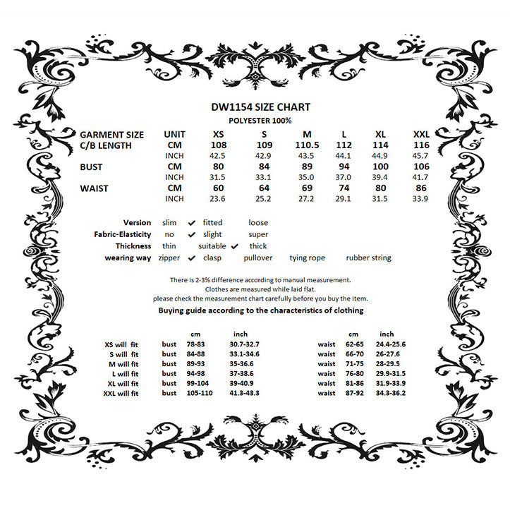 Dark in Love Gothic Dress Minerva Satin Lace UK 8-18 - QHA UK