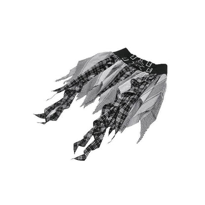 Dark in Love Punk Skirt Morrigan Patchwork UK 8-18 - QHA UK