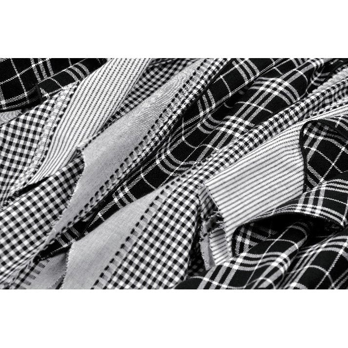 Dark in Love Punk Skirt Morrigan Patchwork UK 8-18 - QHA UK