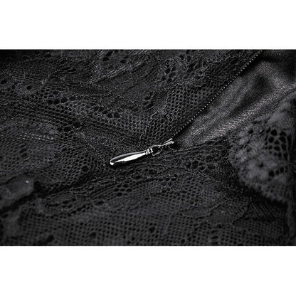 Dark in Love Gothic Skirt Nevaeh Lace and Mesh Mermaid UK 8-18 - QHA UK