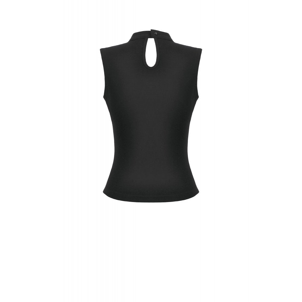 Dark in Love Women's Punk Vest Top Coffin Mesh Panel UK 8-18 - QHA UK