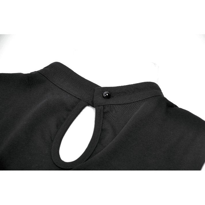 Dark in Love Women's Punk Vest Top Coffin Mesh Panel UK 8-18 - QHA UK