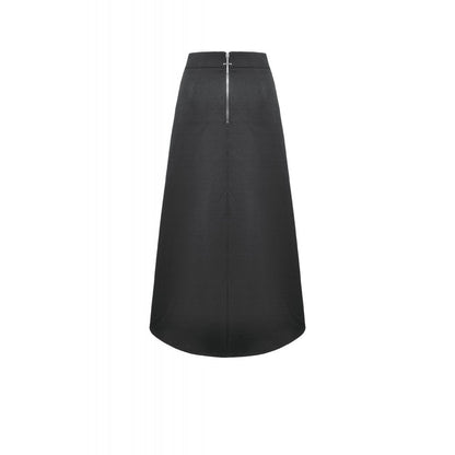 Dark in Love Punk Skirt Layered Pocket Cutout Belted Long UK 8-18 - Pocket Detail - QHA UK
