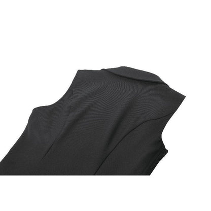 Dark in Love Women's Alternative Vest Top Studded Lace-Up Black - QHA UK