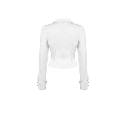 Dark in Love Gothic Shirt Queeny White Demon UK 8-18 - QHA UK