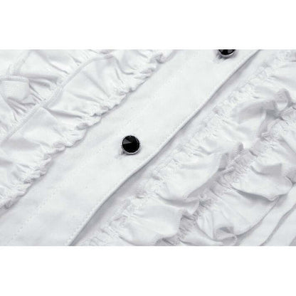Dark in Love Gothic Shirt Queeny White Demon UK 8-18 - QHA UK