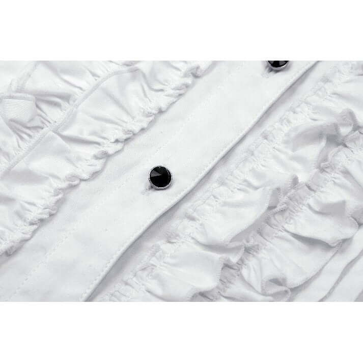 Dark in Love Gothic Shirt Queeny White Demon UK 8-18 - QHA UK